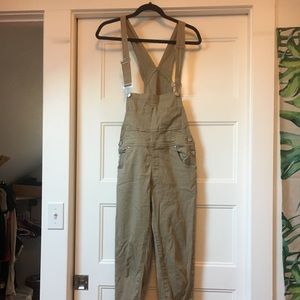 Tan overalls